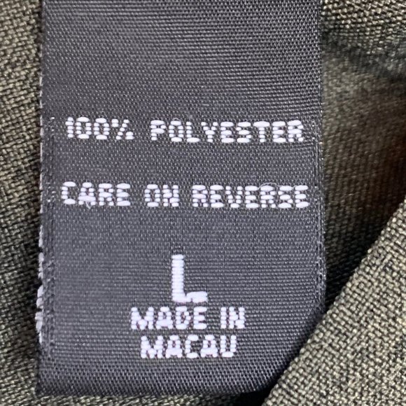 New York & Company Button Down Blouse Long Sleeve Collared Large Green Top‎ - Picture 8 of 12